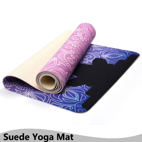 Factory Price Private Label Eco Friendly Suede Yoga Mat with